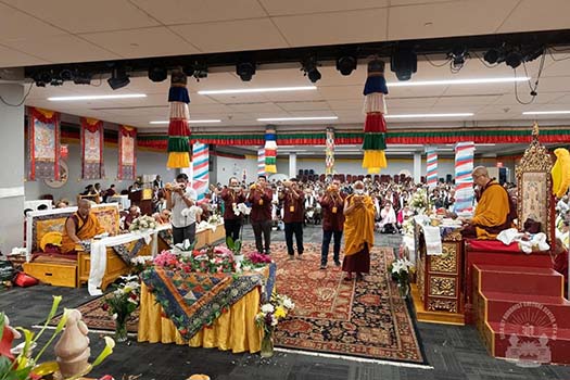 visit of abbot Guru Bhumtsok 20223
