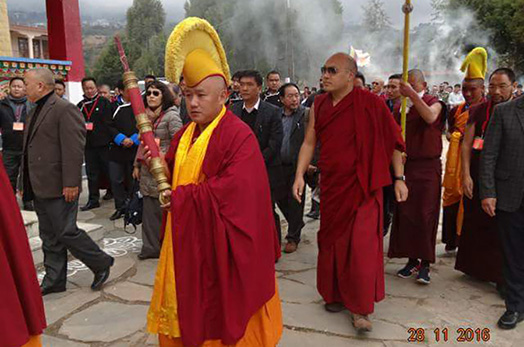 HE Karmapa Rinpoches visit to SJ Rudok Gompa