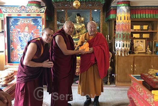 Tour visit to Gaden Gompa Mongolia